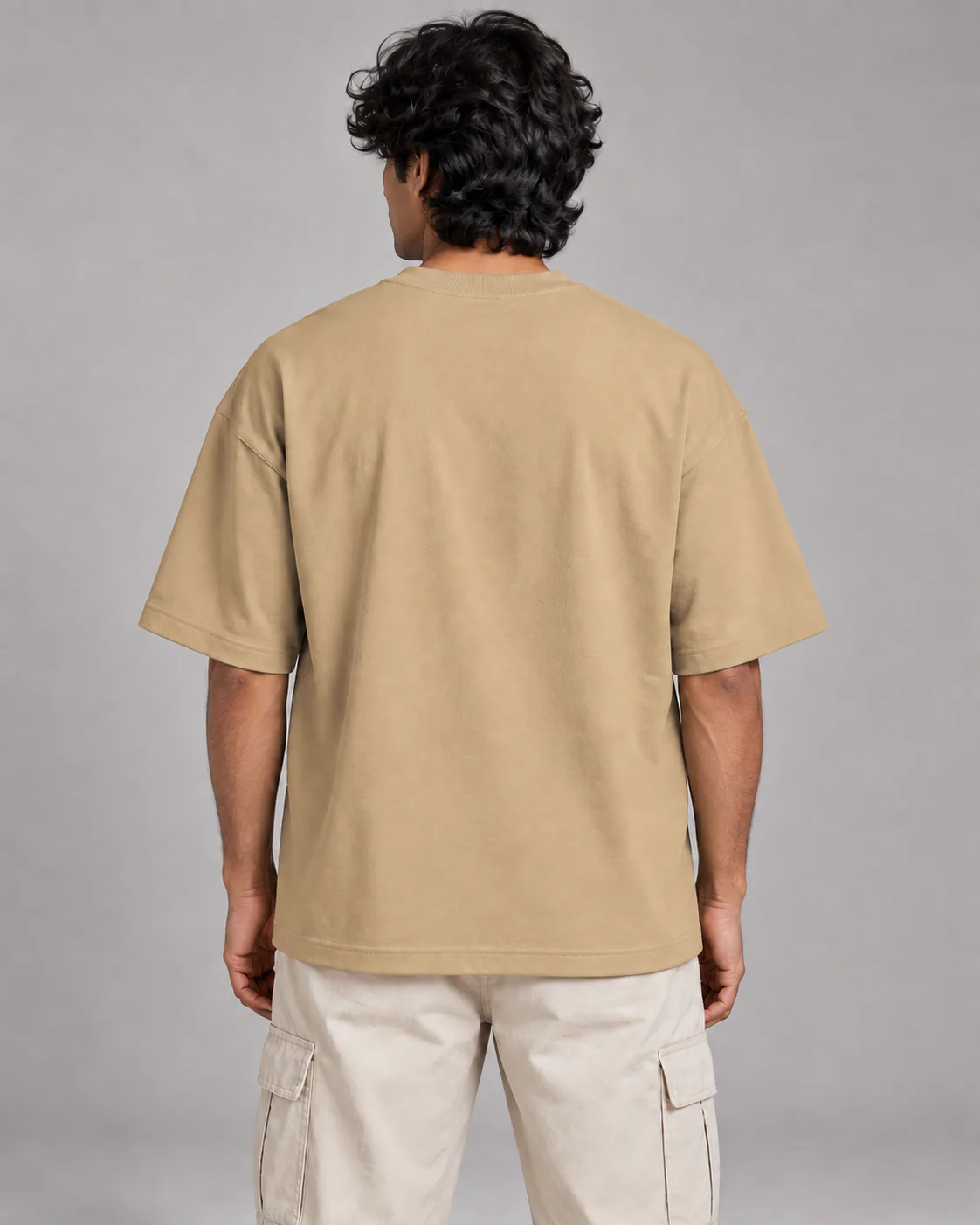 Solid Sand Beige view 3