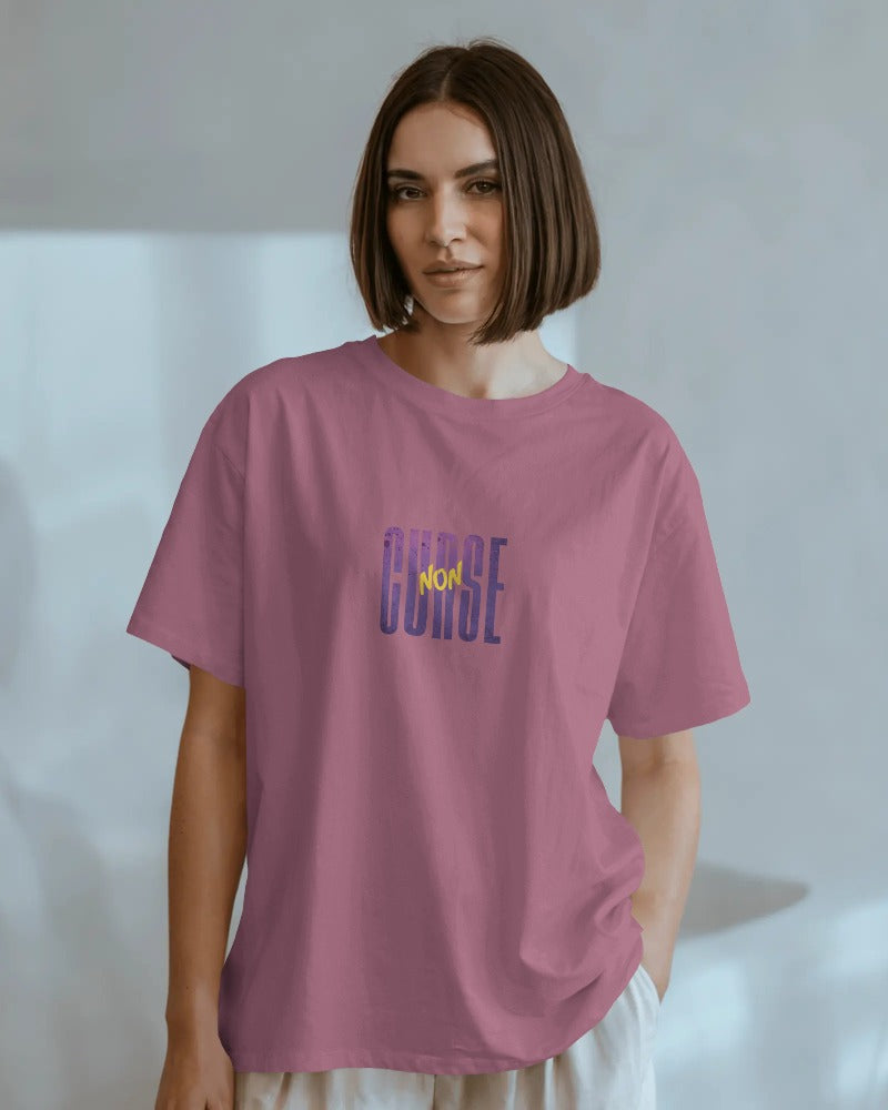 OTAKU — TOJI “Chosen None” Oversized Tee (DUSTY PINK)