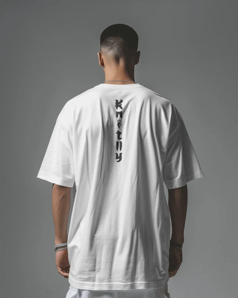 Knitlly Minimal Mark Oversized Tee