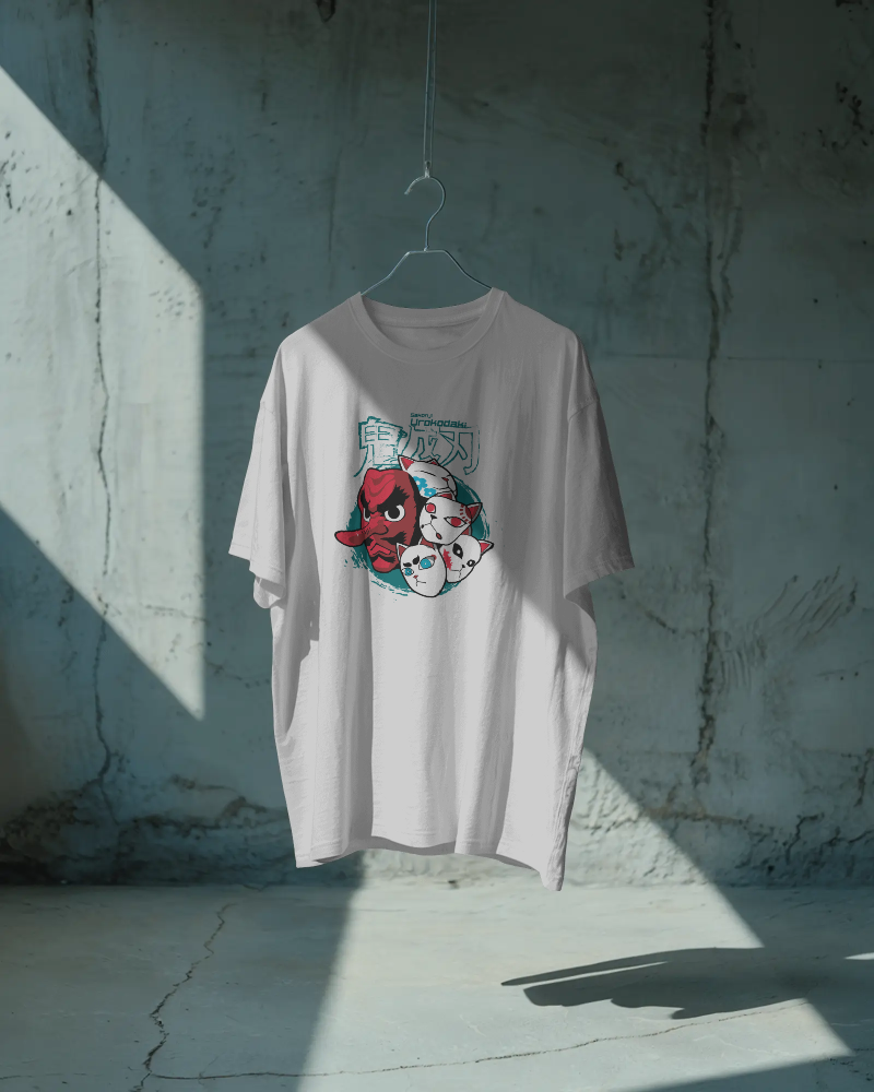 OTAKU — Demon Mask Unbound Oversized Tee