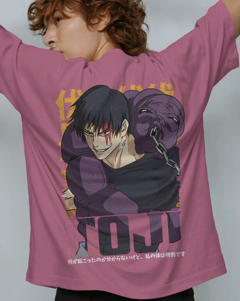 OTAKU — TOJI “Chosen None” Oversized Tee (DUSTY PINK)