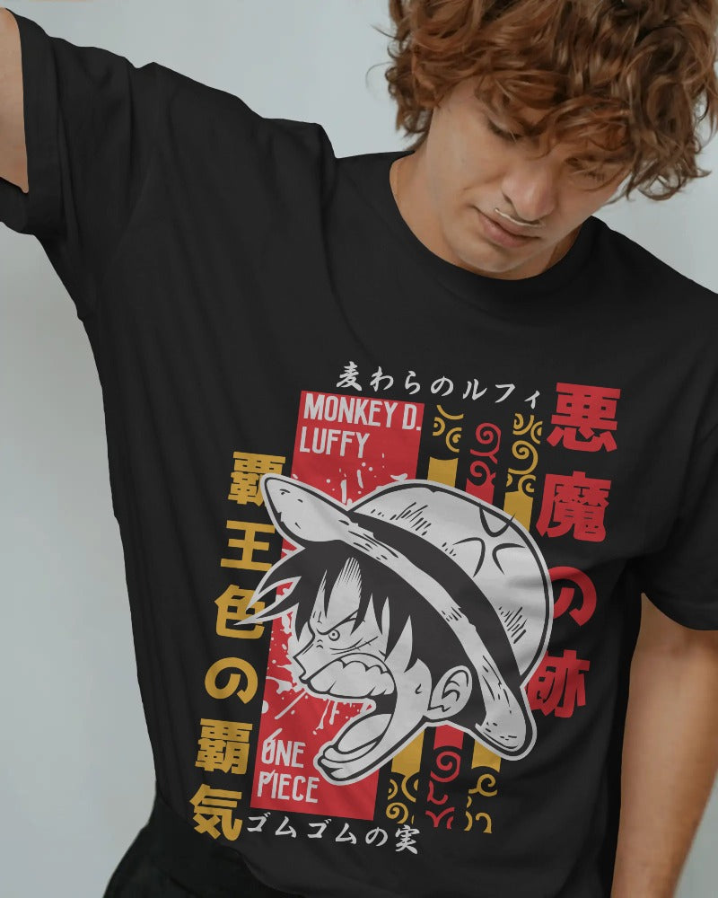 Luffy Red Rage Manga Tee