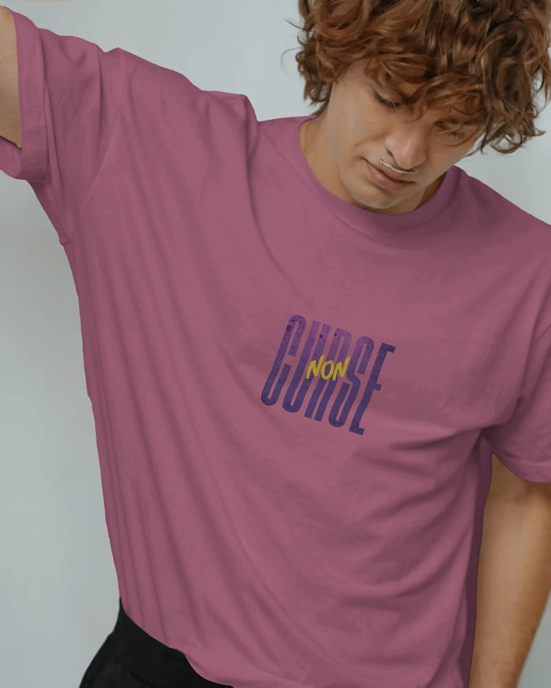 OTAKU — TOJI “Chosen None” Oversized Tee (DUSTY PINK)